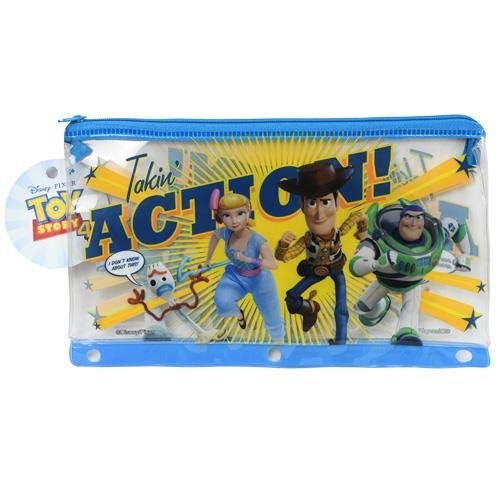 Book Cover Toy Story 4 Large PVC Pencil Pouch/Case- 2 Pack