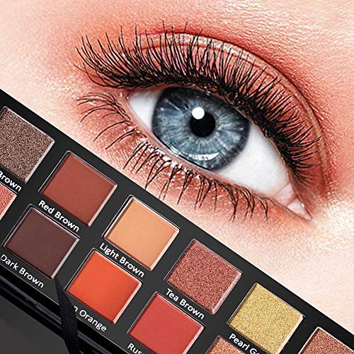 Book Cover Kayla-Ism Eyeshadow Makeup Palette | 14 shades with pop colors | Smooth and creamy texture | Highly pigmented and long-lasting colors for professional makeup