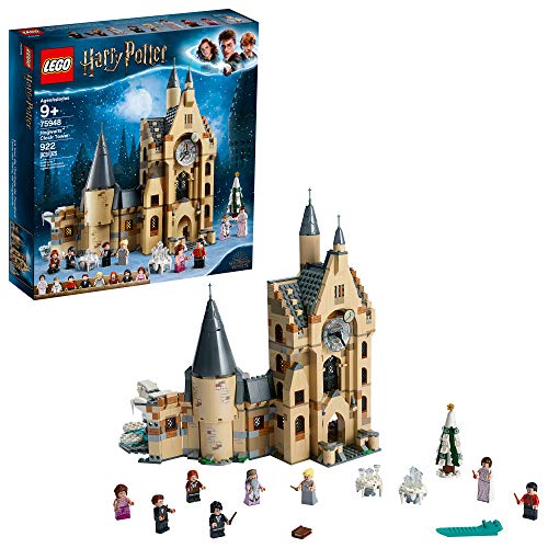 Book Cover LEGO Harry Potter Hogwarts Clock Tower 75948 Build and Play Tower Set with Harry Potter Minifigures, Popular Harry Potter Gift and Playset with Ron Weasley, Hermione Granger and more (922 Pieces)