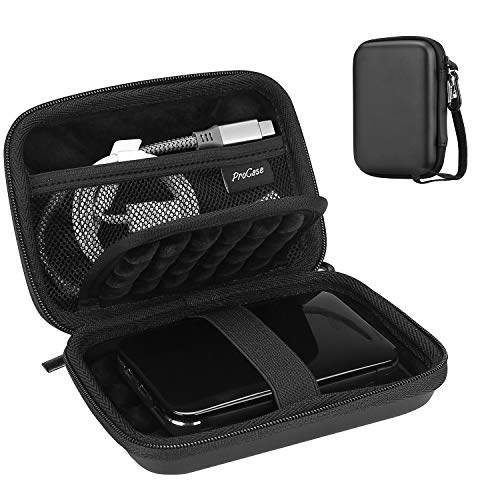 ProCase Portable Hard Drive Case for Canvio Basics Western Digital WD Elements My Passport Seagate Portable Backup Plus Slim 1TB 2TB 3TB 4TB USB 3.0, 2.5â€ Portable External Hard Drive Case -Black