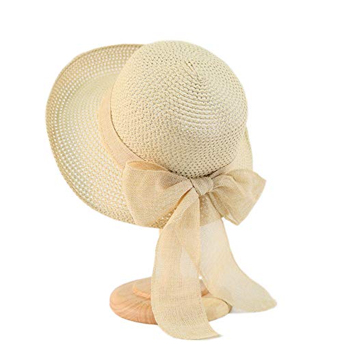 Cyiecw Women Floppy Sun Hats Fashionable Summer Wide Brim Cap BeachStraw Hat UV UPF50 Travel Packable Cotton