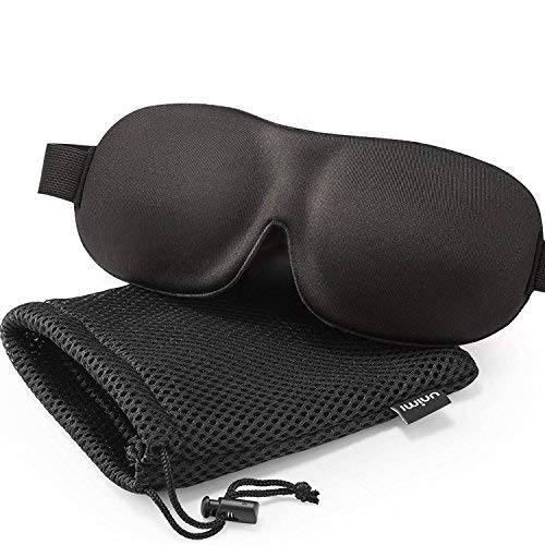 Unimi Sleep Mask for Woman and Man, Upgraded Contoured 3D Eye Mask Eye Cover, Comfortable Sleeping Mask No Pressure On Your Eyeballs, Create Total Darkness