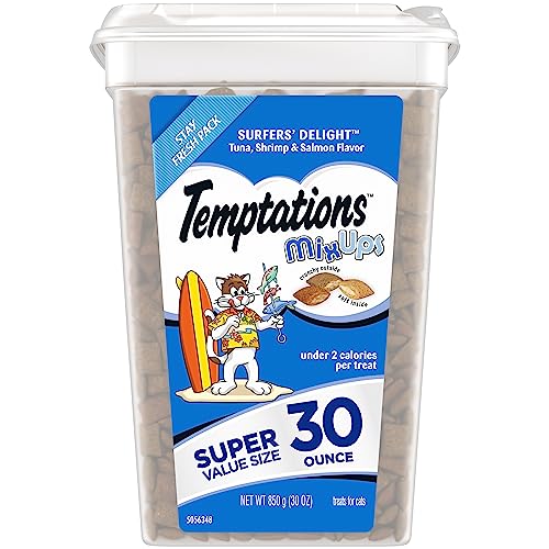 Temptations 10160879 1 Mixups Cat Treats, Surfers' Delight, 30 oz. Tub