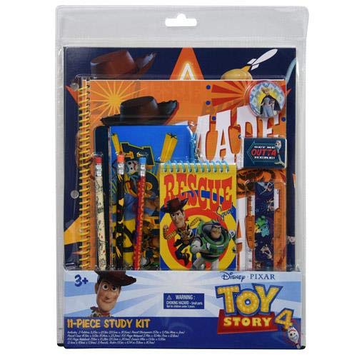 Book Cover Toy Story 4 Deluxe 11 Piece Stationery Set