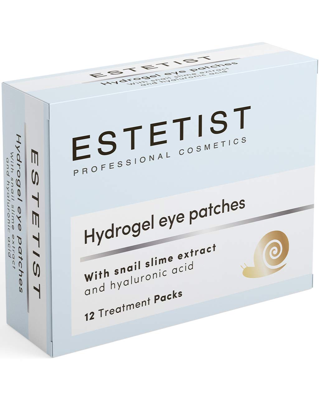Book Cover Estetist Under Eye Patches Eye Mask for Puffy Eyes, Dark Circles and Under Eye Bags Treatment With Hyaluronic Acid and Snail Slime Extract