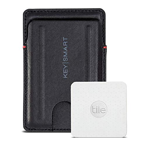 KeySmart Urban Union Slim Wallet with Tile Slim (Charcoal Black)