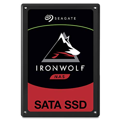 Seagate IronWolf 110 480GB NAS SSD Internal Solid State Drive â€“ 2.5 inch SATA for Multibay RAID System Network Attached Storage, 2 Year Data Recovery (ZA480NM10001)