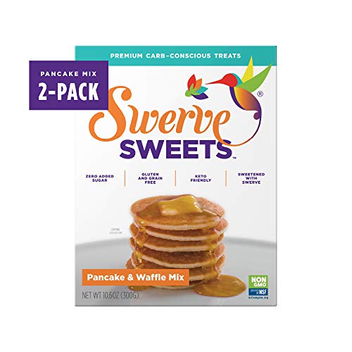 Book Cover Swerve Sweets, Pancake and Waffle Mix, 10.6 ounces, Pack of 2