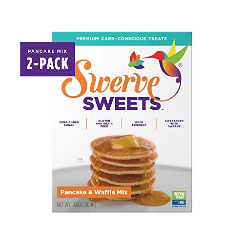 Swerve Sweets, Pancake and Waffle Mix, 10.6 ounces, Pack of 2