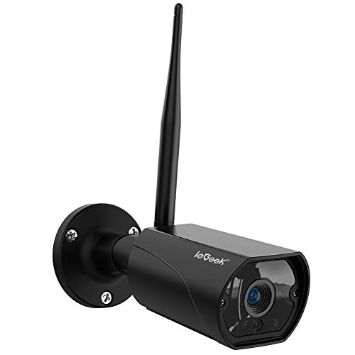Outdoor Security Camera, Wireless WiFi Home IP Surveillance Camera with IP66 Waterproof, 1080P, 30m IR Night Vision, Two-Way Audio, Remote View-iOS, Android, PC