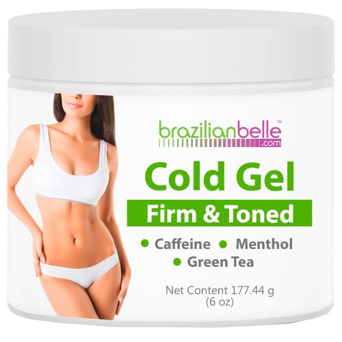Cellulite Cold Slimming Gel with Caffeine and Green Tea Extract- Reduce Appearance of Cellulite, Stretch Marks, Firming and Toning, Improves Circulation - Quick Absorption- Cryo Gel