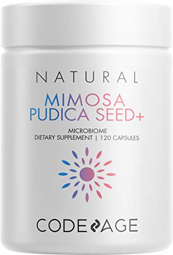 Codeage Organic Mimosa Pudica Seed Capsules - Mimosa Pudica Seeds Supplement - Black Walnut, Cloves, Vidanga, Neem, BioPerine - All in One - Sensitive Plant Pills - Non-GMO & Vegan - 120 Capsules
