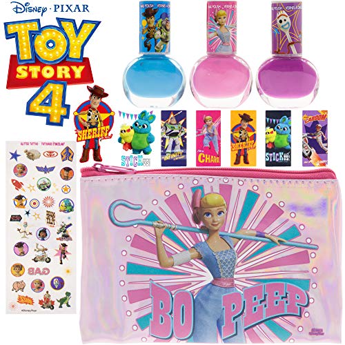 Book Cover Toy Story 3 Piece Nail Polish with Bonus Nail Stickers and Storing Case - 6 Pack