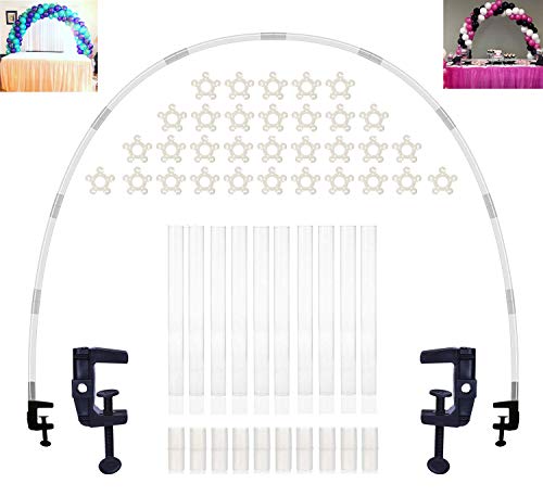 Table Balloon Arch Kit Adjustable for Different Table Sizes Ideal for Birthday, Wedding, Baby Shower Party Balloon Backdrop