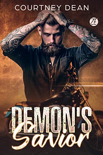 Book Cover Demon's Savior: A Bad Boy Biker Romance (Demons United MC Romance Book 1)