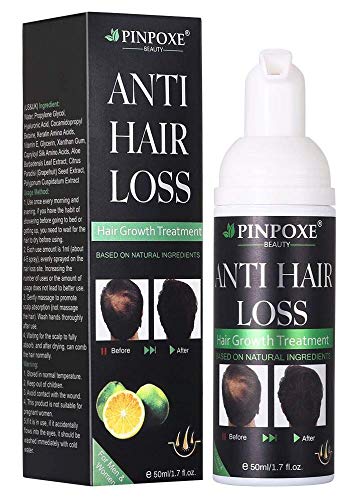 BUOCEANS Hair Growth Products, Hair Regrowth, Hair Loss & Hair Thinning, Extra Strength Hair Growth Foam, One Month Supply