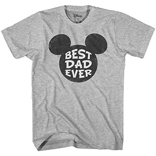 Disney Mickey Mouse World's Best Dad Ever Disneyland Graphic Adult T-Shirt
