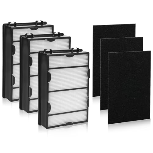 DerBlue 3PCS 600 Filter Replacement and 3PCS pre filter Compatible with Holmes 600 8650 HAP615 HAP625 HAP650,Replacement Holmes Air Filter,Part # 600, 600D, 600D-U2