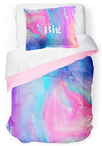 Book Cover Jay Franco LaurDIY Twin Comforter and Sham Set - Super Soft Reversible Bedding - Fade Resistant Microfiber (Official LaurDIY Product)