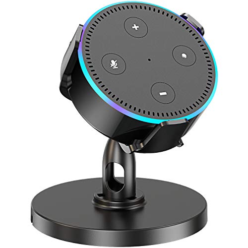 Matone Table Holder for Dot 2nd Generation, 360Â° Adjustable Desktop Stand Mount Bracket Cradle for Home Voice Assistant, Clever Dot Accessories Improve Communication with Speaker