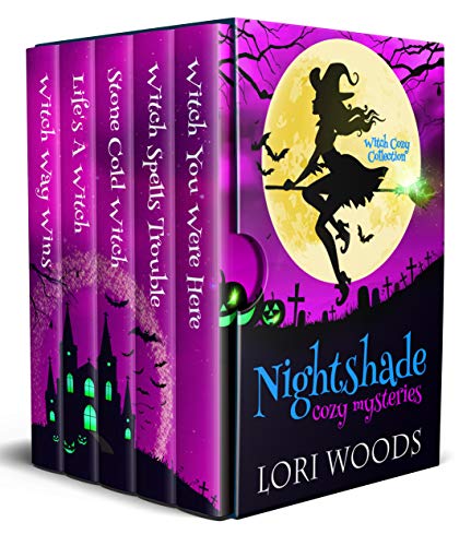 Book Cover Nightshade Cozy Mysteries : A Witch Cozy Collection: Books 1 - 5