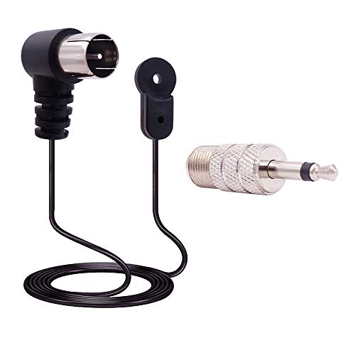 Fancasee Indoor 75 Ohm FM Antenna for Bose Wave Radio Stereo Receiver F Type Male Plug FM Antenna with 3.5mm Male Plug Jack Adapter Connector FM Radio Antenna