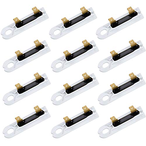 AMI PARTS 3392519 Dryer Thermal Fuse Replacement Part for Whirlpool & Kenmore Dryers - Replaces 3388651, 694511, 80005, WP3392519VP (12pcs)