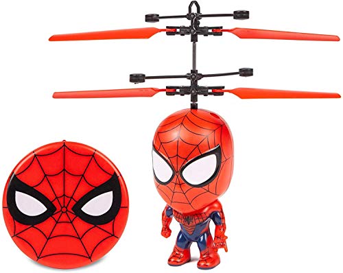 Book Cover Marvel Licensed Spider-Man 3.5 Inch Flying Figure IR UFO Big Head Helicopter