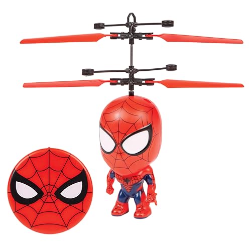 Marvel Licensed Spider-Man 3.5 Inch Flying Figure IR UFO Big Head Helicopter