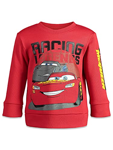 Disney Cars Lightning McQueen Boys' Fleece Pullover Top
