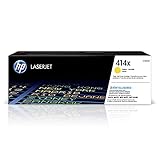 HP 414X (W2022X) High Yield Yellow Original Toner Cartridge, Pack of 1