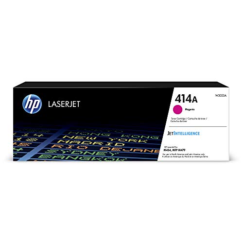 HP 414A | W2023A | Toner Cartridge | Magenta | Works with HP Color LaserJet Pro M454 series, M479 series