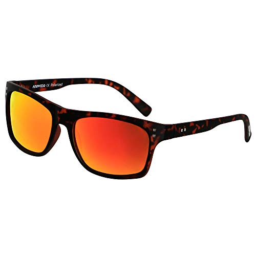 Polarized Sunglasses for Men UV Protection Sun Glasses Fishing Fashion Driving Sport Tortoise Shell Red ANDWOOD MARCUS