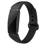 SWEES Silicone Bands Compatible with Fitbit Inspire & Inspire HR & Ace 2, Replacement Soft Thin Band Accessories Small Large for Women Men, Black, White, Blue, Pink, Gray, Wine