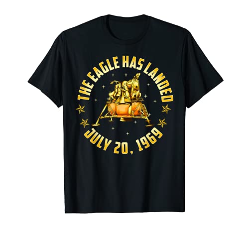 Apollo 11 The Eagle Has Landed July 1969 Moon Gift T-Shirt