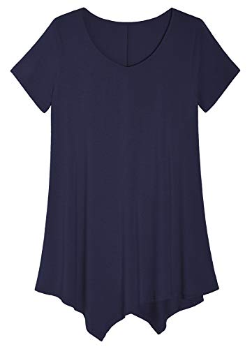 Latuza Women's Plus Size Tunic T Shirt for Leggings