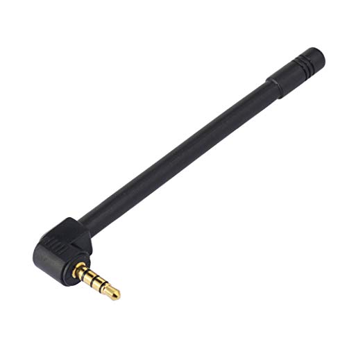 Bingfu Mini FM Antenna with 3.5mm Plug Connector for Mobile Cell Phone FM Radio Bose Wave Music System Indoor Sound Radio Bluetooth Stereo Receiver AV Audio Vedio Home Theater Receiver HD Radio Tuner