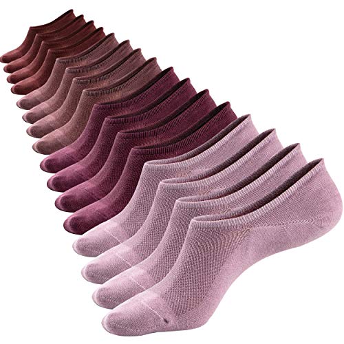 Low Cut No Show Mens Socks Super Comfy Cotton Casual Non-Slip Socks(8 Pack)