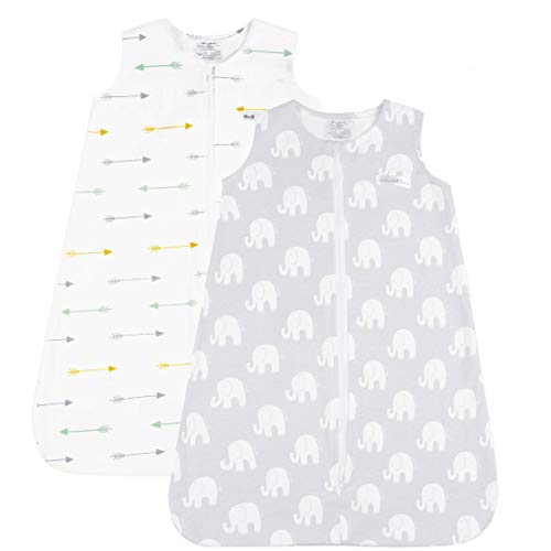 Baby Sleeping Bag Sack â€“ Infant Sleeping Bags 6-12 Months â€“ Pure Cotton Wearable Blanket Baby Sleep Bag â€“ Unisex Zip Up Baby Bag for Sleeping and Diaper Changing â€“ Breathable Bag Sleepers for Babies