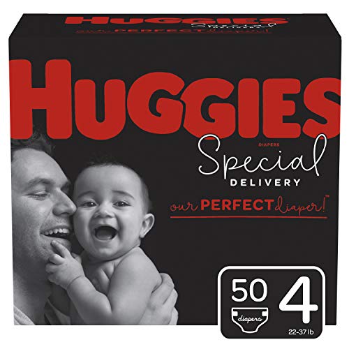 Book Cover Huggies Special Delivery Hypoallergenic Diapers, Size 4, 50 Ct