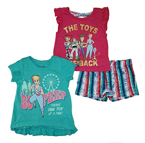 Toy Story 4 Little Girls' Three-Piece Short Set