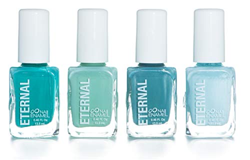 Eternal 4 Collection - 4 Pastel Nail Polish Set: Long Lasting, Quick Dry, Shiny Finish (Mindfulness)