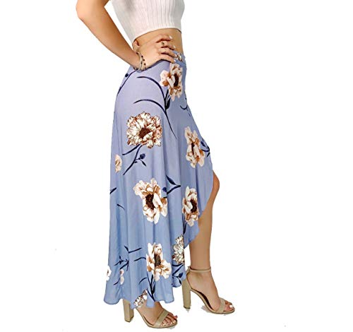 Book Cover &harmony Women’s Wrap Skirt – Ladies Asymmetrical Summer Skirt – Flowy, Bohemian Maxi Skirt