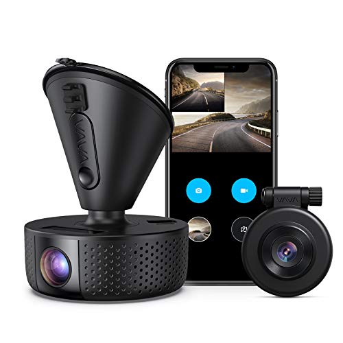 Book Cover Dual Dash Cam, VAVA Dual 1920x1080P FHD Front and Rear Dash Camera (2560x1440P Single Front) for Cars with Wi-Fi, Night Vision, Parking Mode, G-Sensor, WDR, Loop Recording