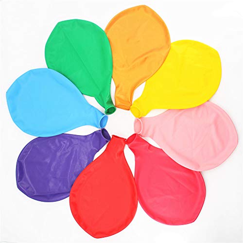 36 Inch Giant Latex Jumbo Balloons, 8 Pack 36'' Assorted Colors Large Balloons for Photo Shoot/Birthday/Wedding Party/Festival/Event/Carnival Decorations, Mix Color (Premium Helium Quality) ...