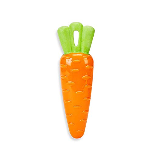 Pohshido Dog Floating Toy, Squeaky Toy for Dog, Puppy Rubber Carrot Toy, Teeth Cleaning Durable Pet Water Toy for Dogs, Tough Dog Toy Non-Toxic Bite Resistant for Aggressive Dogs