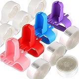 12PCS Balloon Arch Garland Strip Decorating Kit, Teenitor 64Ft Balloon Tape Strip, 400 Dots of Glue & 4 Pcs Instant Balloon Tie Tools For Birthday Party Wedding Baby Shower Easier And Faster Balloon