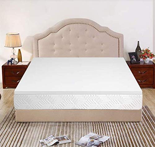 DIKAPA 2'' Twin Size Memory Foam Mattresss Topper