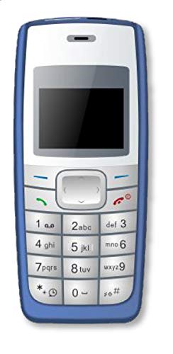 IKALL K75 1.4 Inch Display Single Sim Feature Phone (Blue)