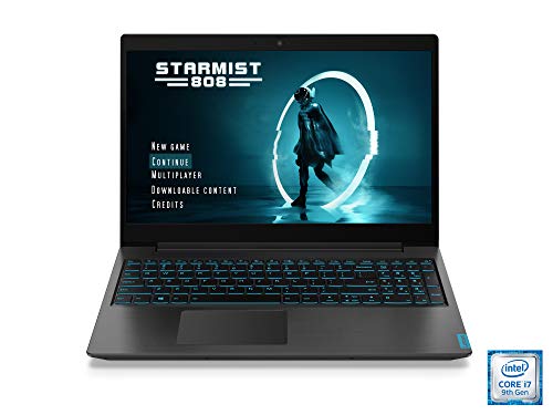 Lenovo IdeaPad L340 Gaming Laptop, 15.6-Inch FHD (1920 X 1080) IPS Display, Intel Core i7-9750H Processor, 8GB DDR4 RAM, 1TB HDD, 256GB NVMe SSD, NVIDIA GeForce GTX 1050, Windows 10, 81LK000EUS, Black